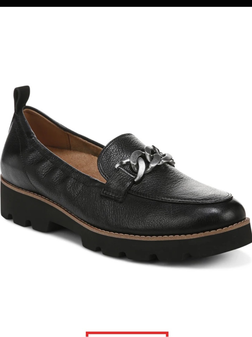 VIONIC CYNTHIA slip on loafer shoes black size 7.5